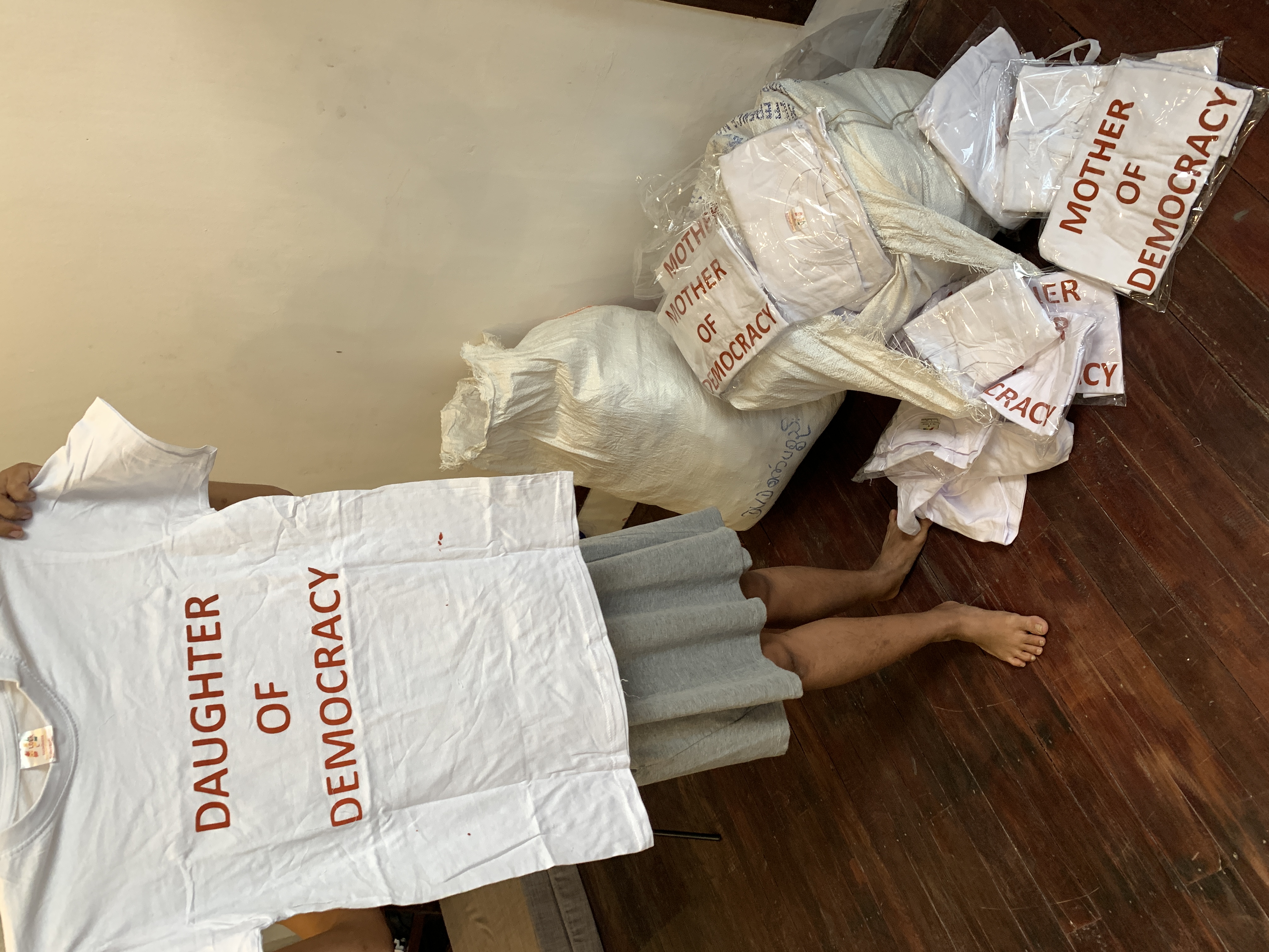 Image of a democracy t-shirt.